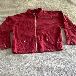 Tommy Hilfiger Red Lightweight Jacket - Wind and Water Resistant